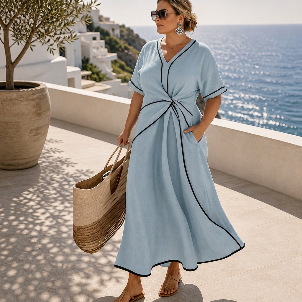 Madison | Summer Dress - Plus size model