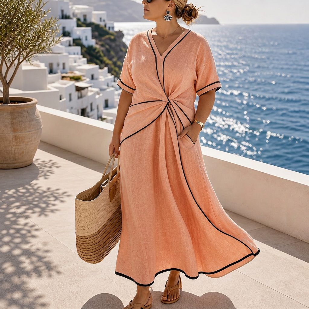 Olivia | Summer Dress - Plus size model