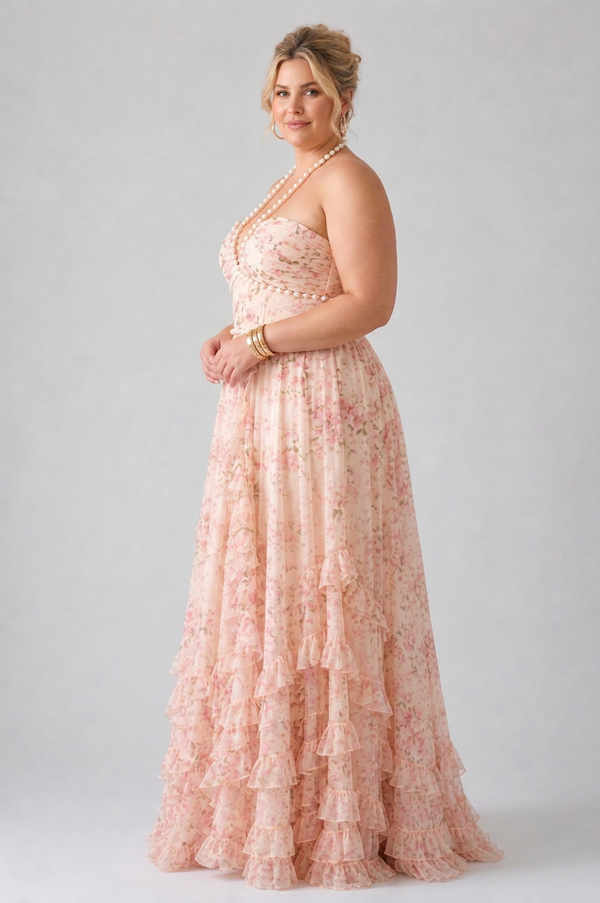 Stella & Grace™ | Elegant Dress - Plus size model