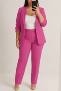 Amelia - Timeless Tailored Set - Plus size model