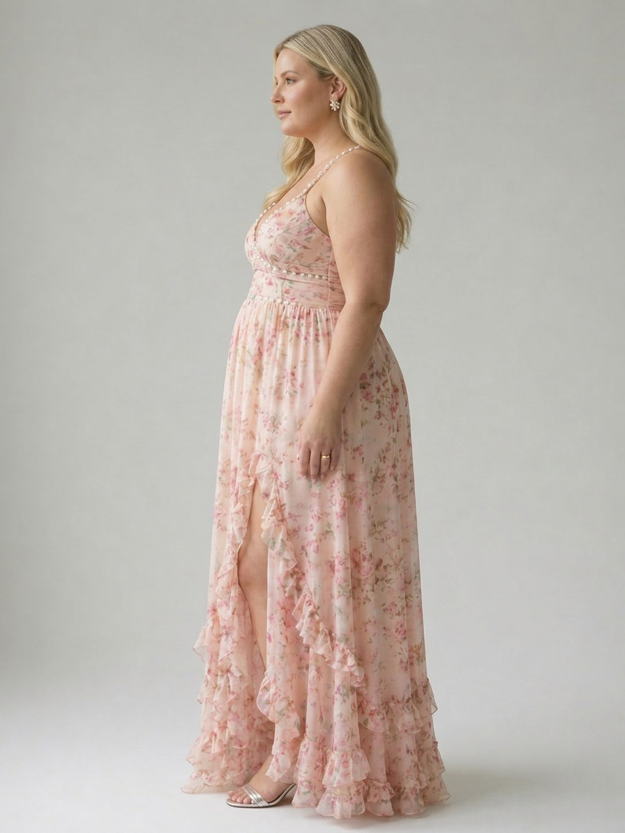 Stella & Grace™ | Elegant Dress - Plus size model
