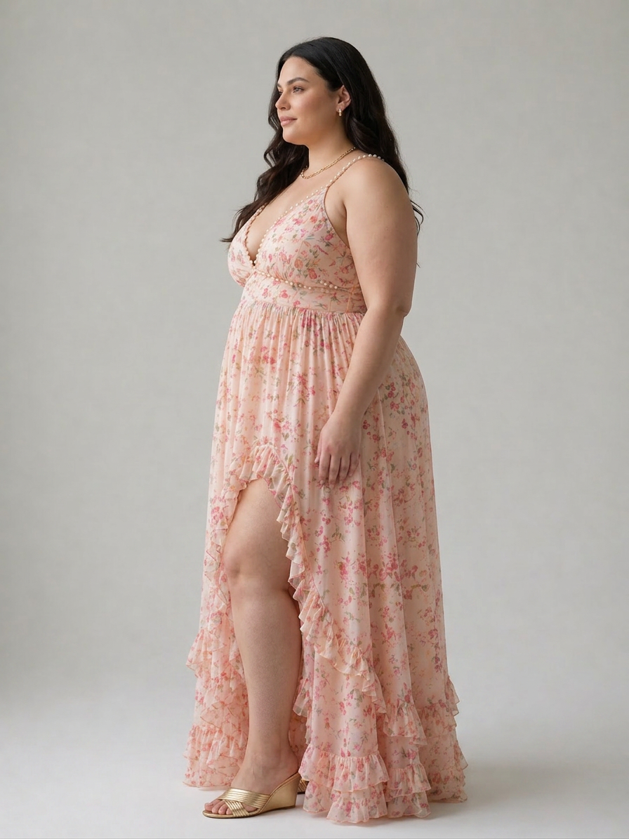Stella & Grace™ | Elegant Dress - Plus size model