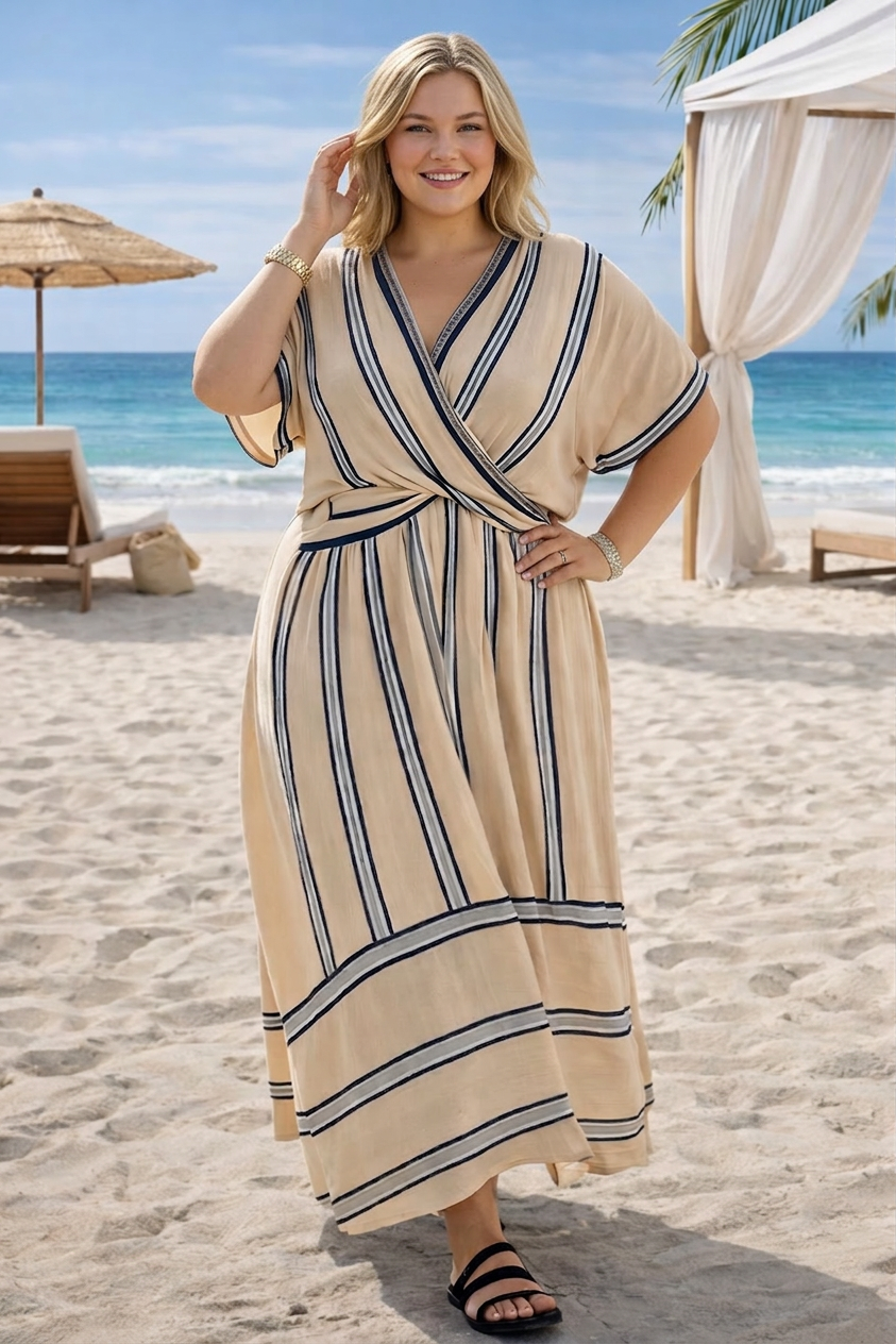 Vera Summer Dress - Plus size model