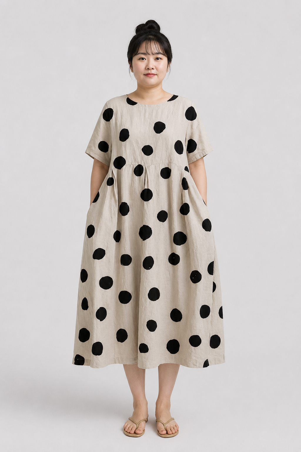 Amelia | Casual Polka Dot Print Dress