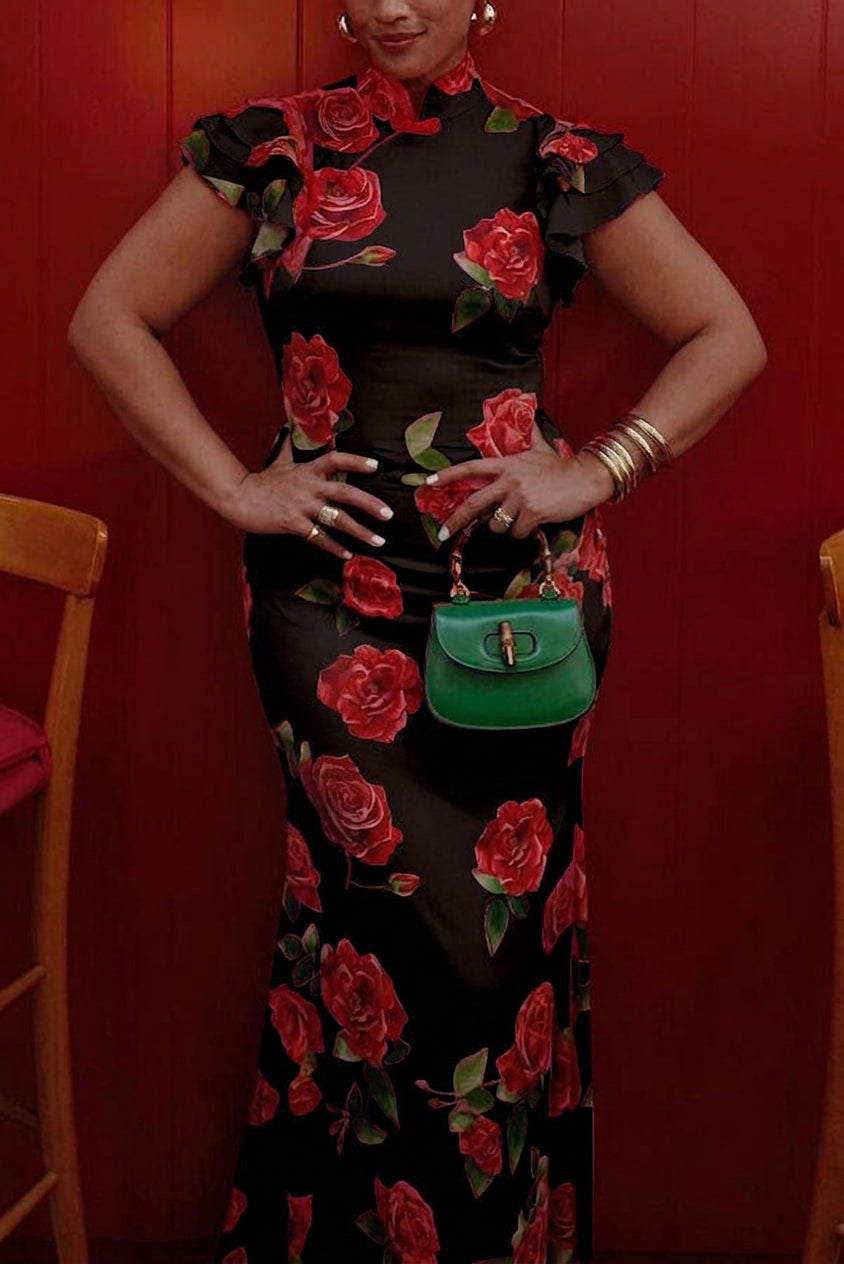 Timotea | Maxi Dress - Plus size model