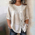 Isabella | Vintage Casual Blouse - Plus size model