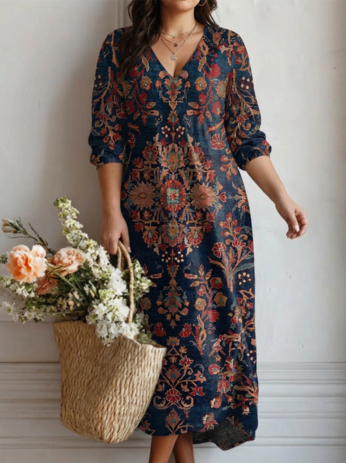 Alessia | Everyday Comfort Dress - Plus size model