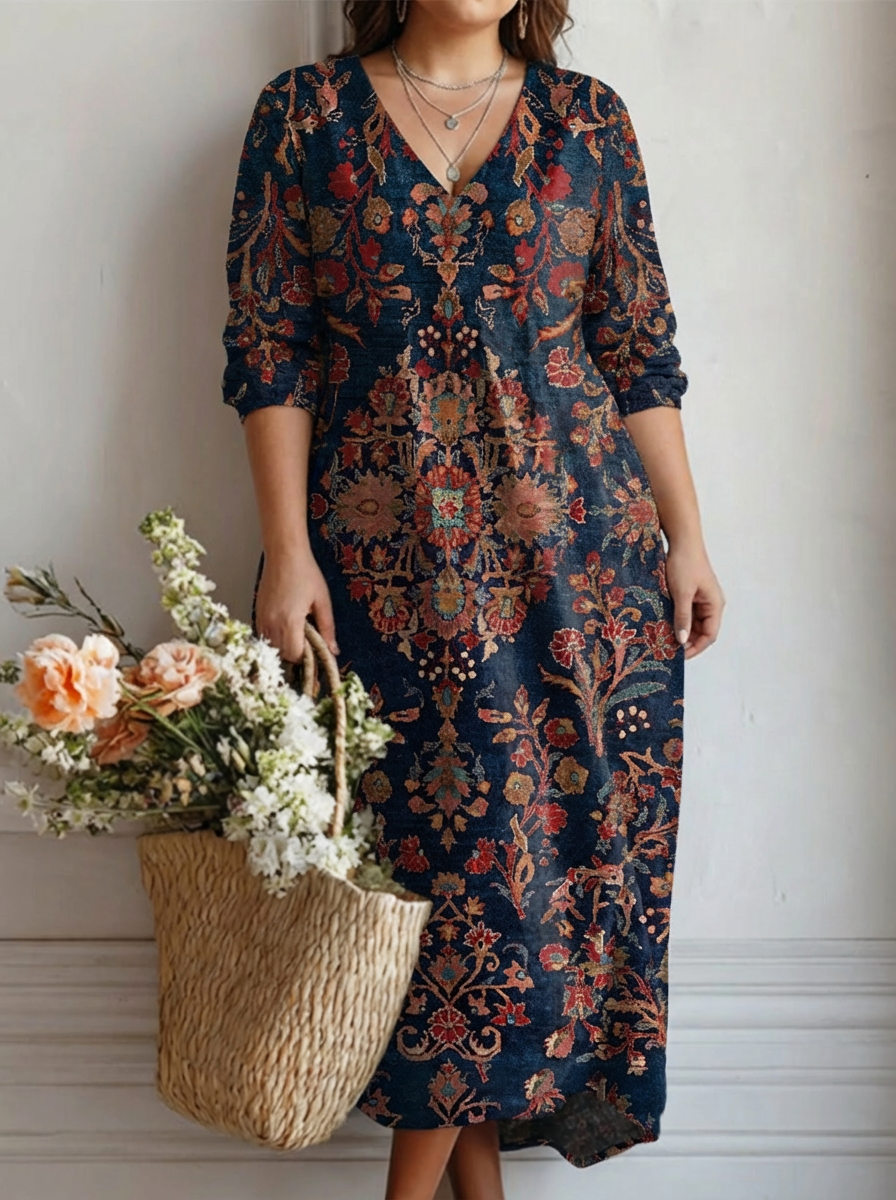 Alessia | Everyday Comfort Dress - Plus size model