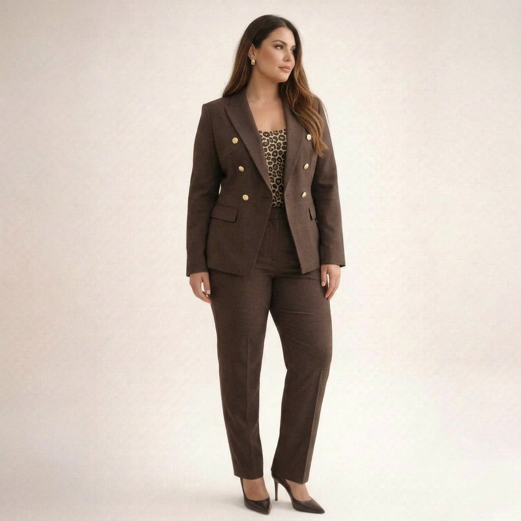 Marta | Elegant Suit Set - Plus size model