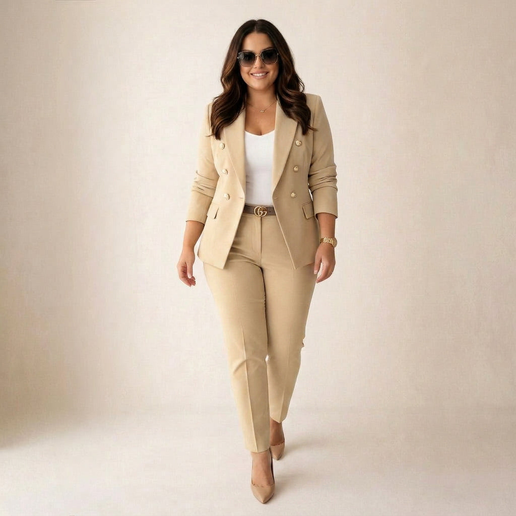 Marta | Elegant Suit Set - Plus size model