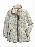 HATTIE | Enchanting Floral Print Quilted Jacket
