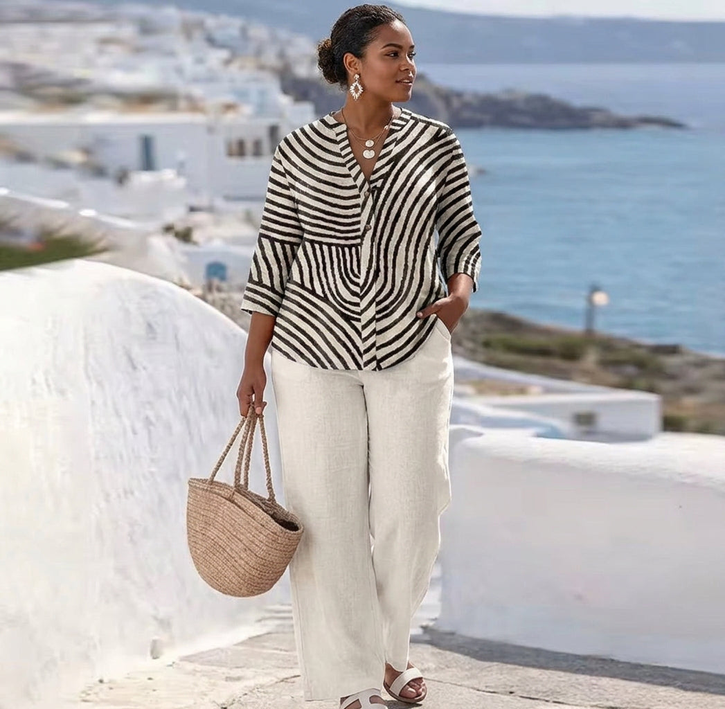 Kylie | Stylish Two-Piece Set - Plus size model