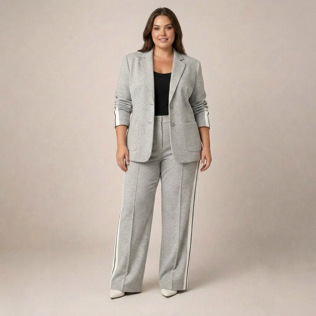 Elaine | Elegant Suit Set - Plus size model