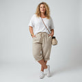 Fernande™ — Casual Summer Style Bermuda 100% Cotton - Plus size model