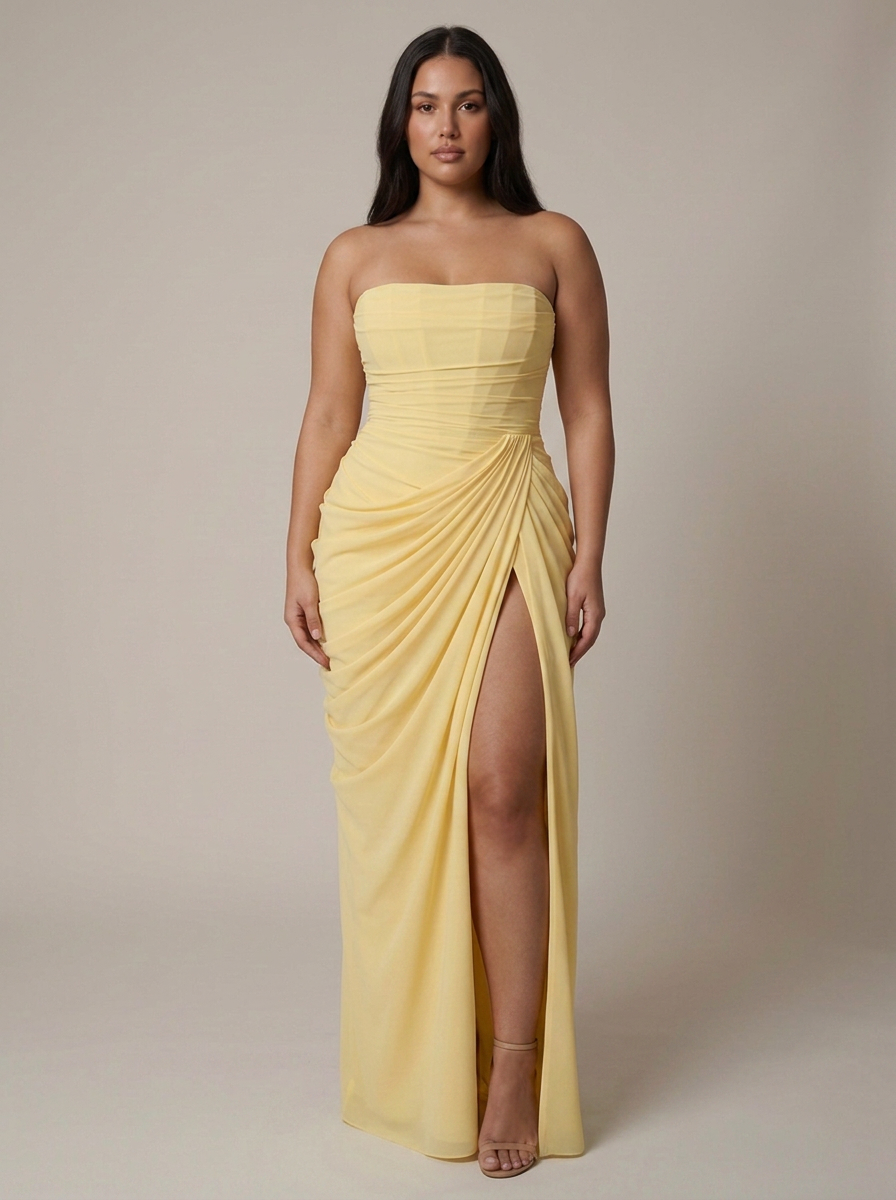 Kyara Maxi Dress - Plus size model