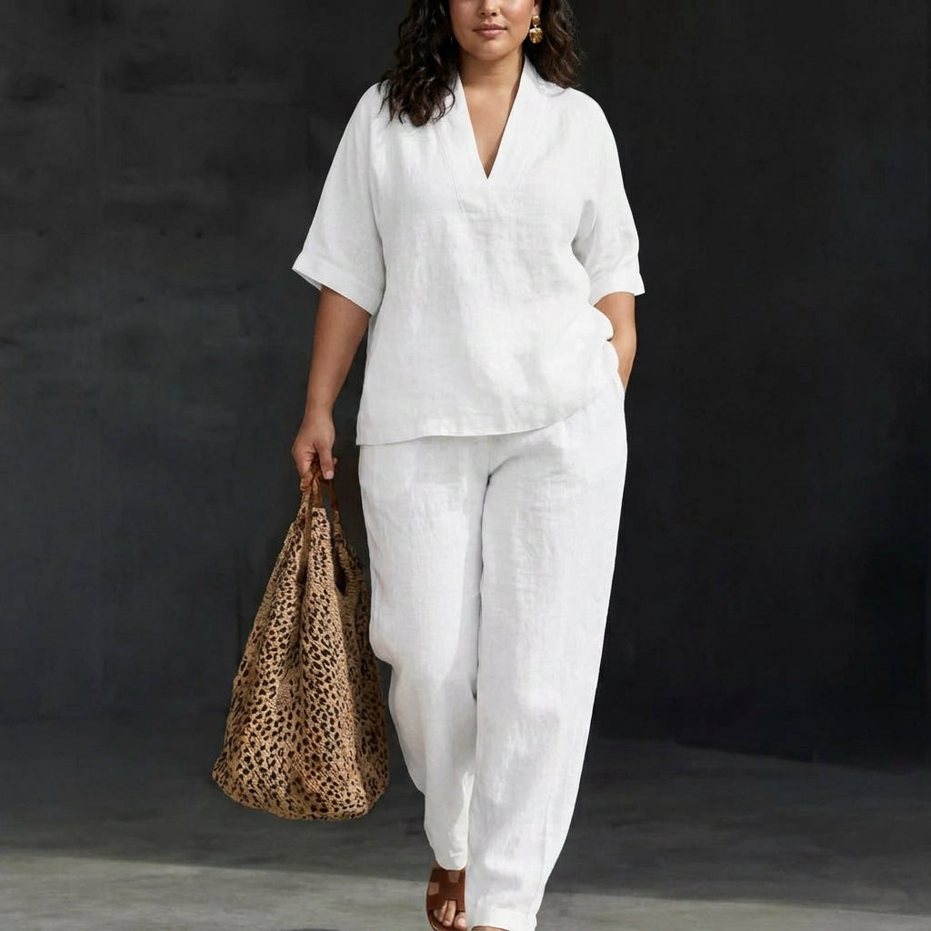 Dolores | Women's Two-Piece Set - Plus size model