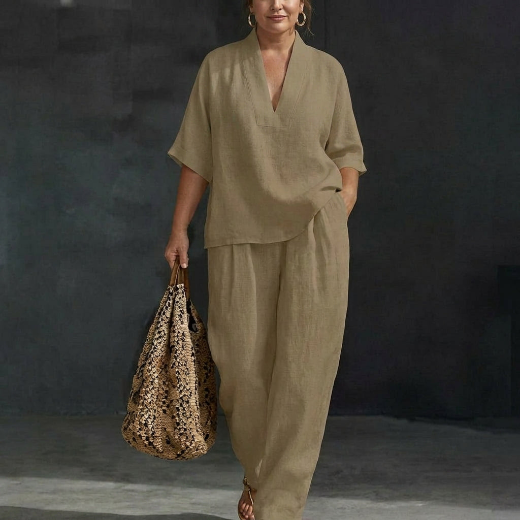 Dolores | Women's Two-Piece Set - Plus size model
