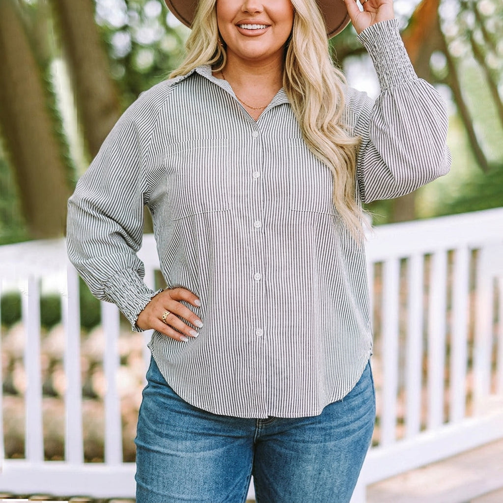 Briar | Relaxed-Fit Shirt - Plus size model