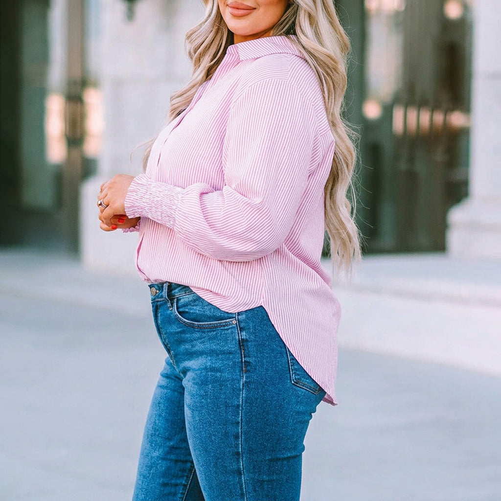 Briar | Relaxed-Fit Shirt - Plus size model