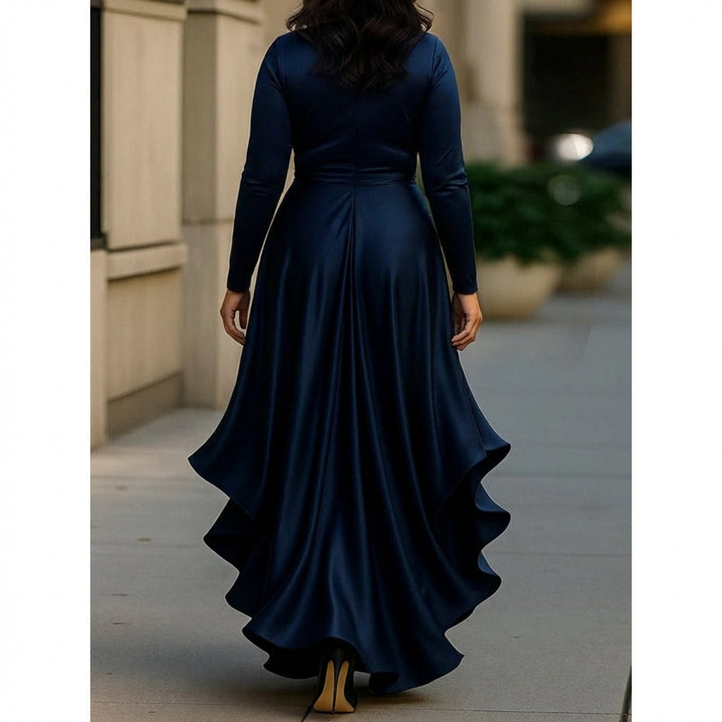 Constance | Elegant Maxi Dress - Plus size model