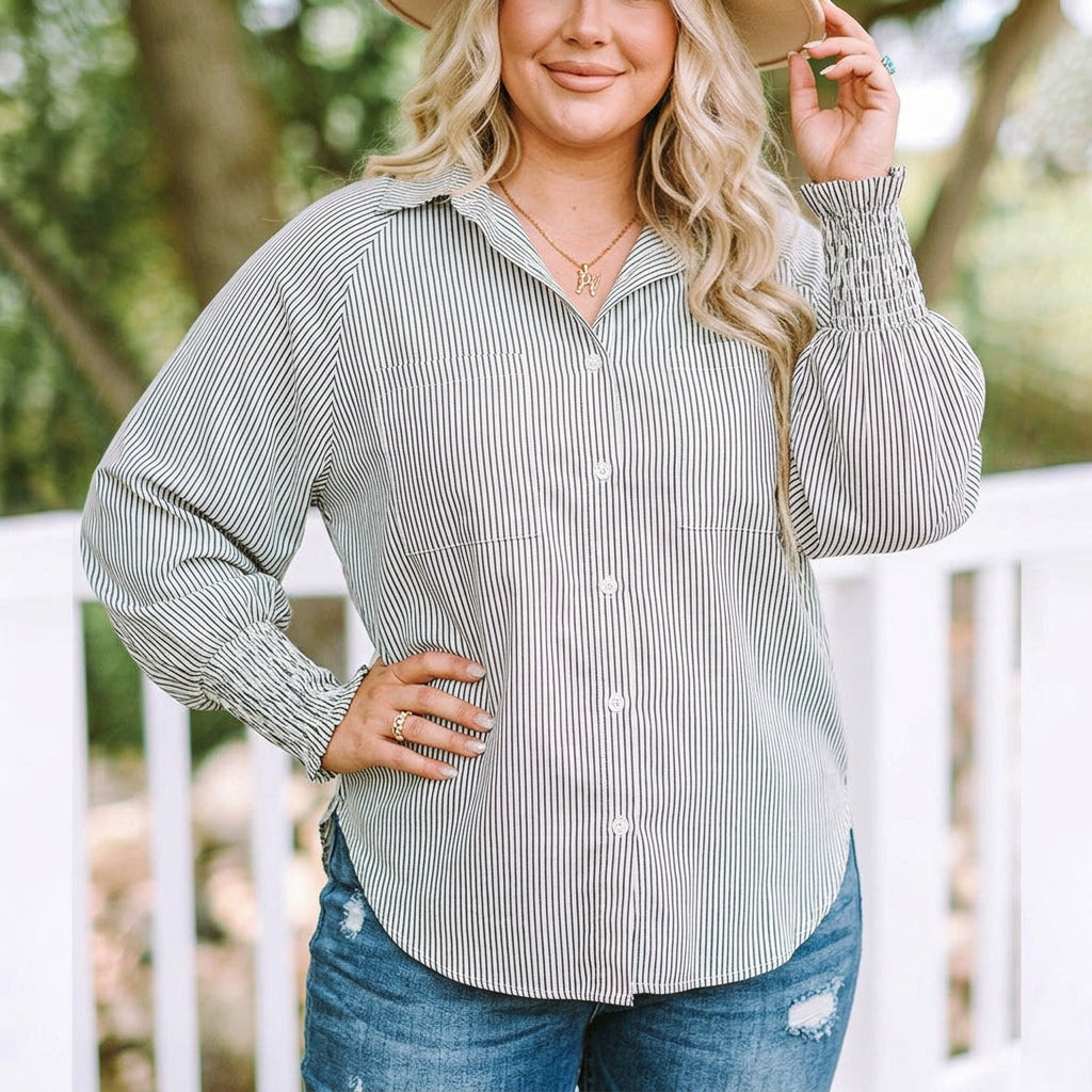 Briar | Relaxed-Fit Shirt - Plus size model