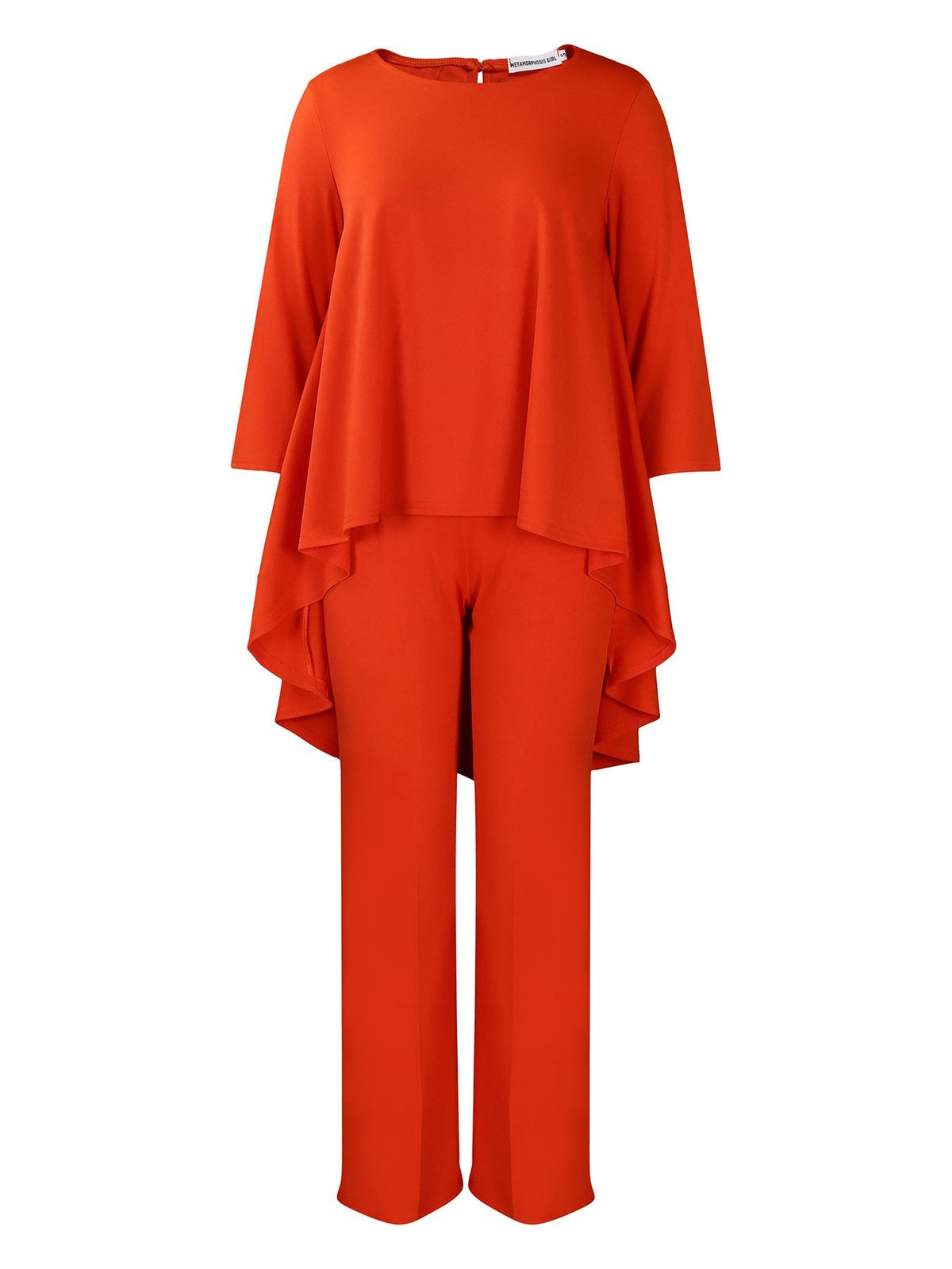 Michelle - Elegant Two-Piece Top & Wide-Leg Pants Set