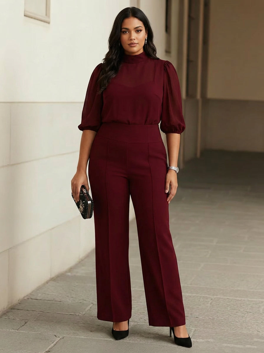 Emma™ || Elegant 3-Piece Set - Plus size model