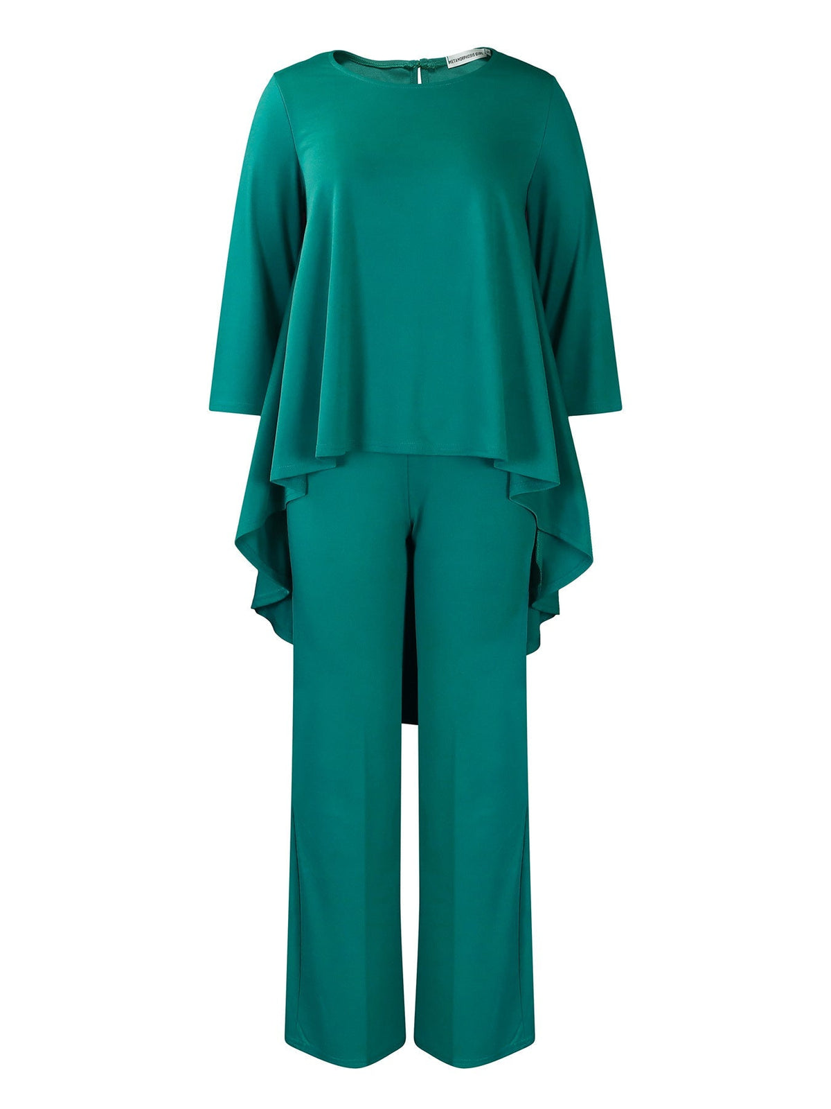 Michelle - Elegant Two-Piece Top & Wide-Leg Pants Set