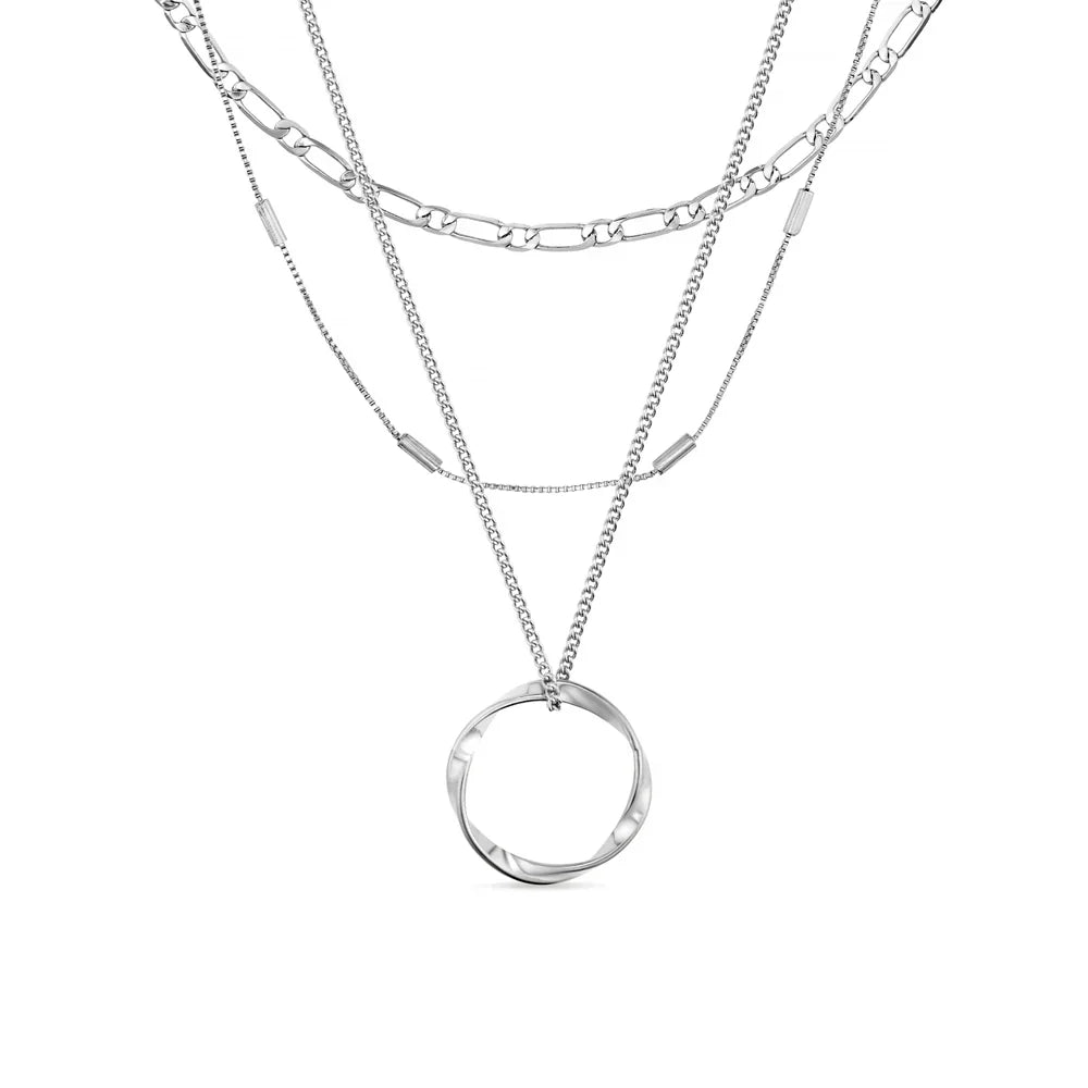 Megan Necklace | White Gold