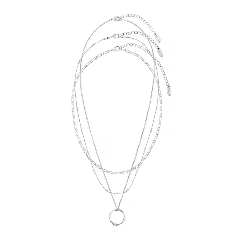 Megan Necklace | White Gold