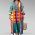 ELISSA | ELEGANT GEOMETRIC DRESS - Plus size model