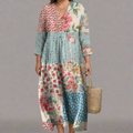 WILLOW | ELEGANT GEOMETRIC DRESS - Plus size model