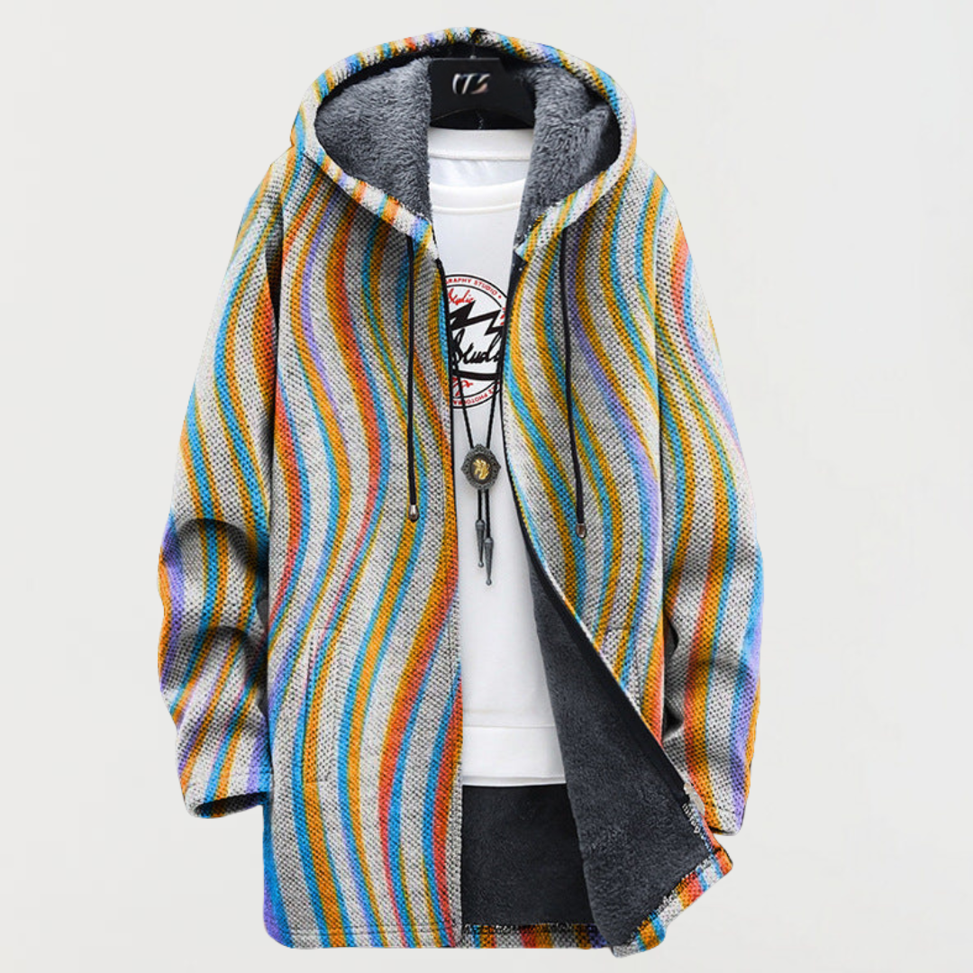 Francis - Art-Inspired Hooded Cardigan