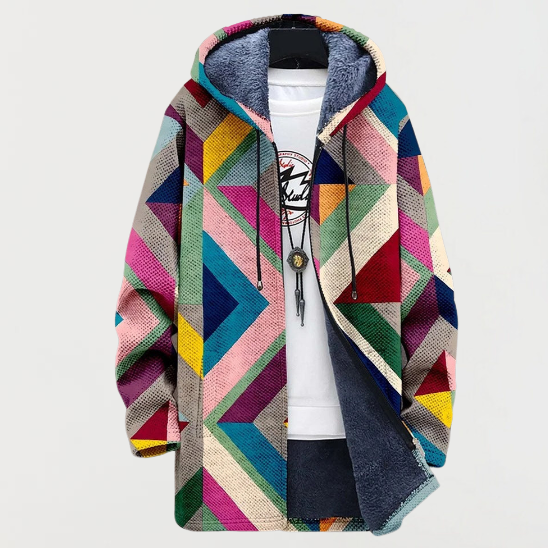 Taylor – Art-Inspired Hooded Cardigan