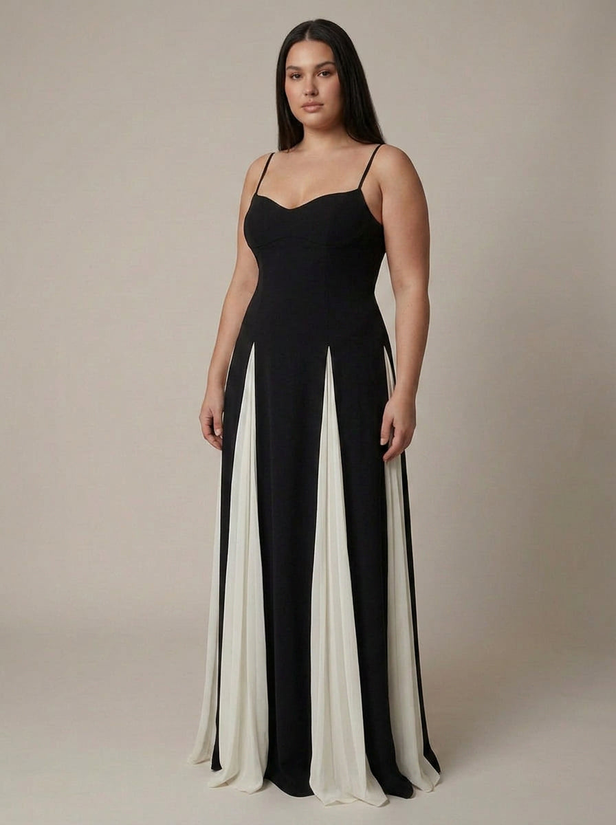 Romantic Maxi Dress - Plus size model