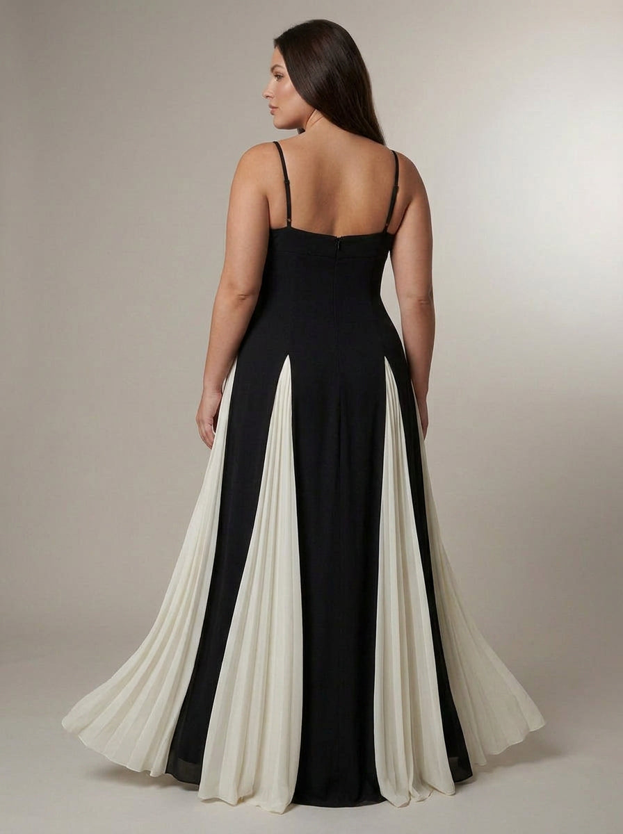 Romantic Maxi Dress - Plus size model