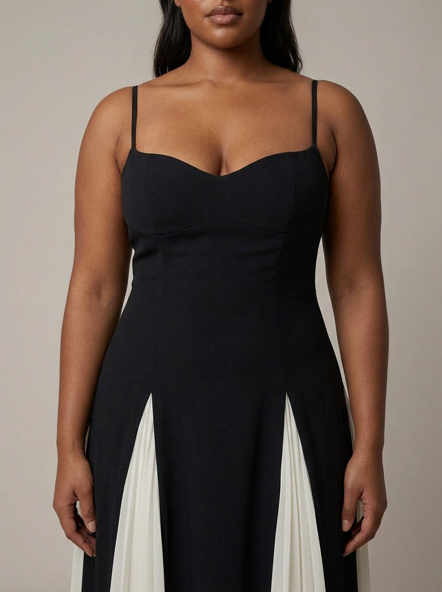 Romantic Maxi Dress - Plus size model