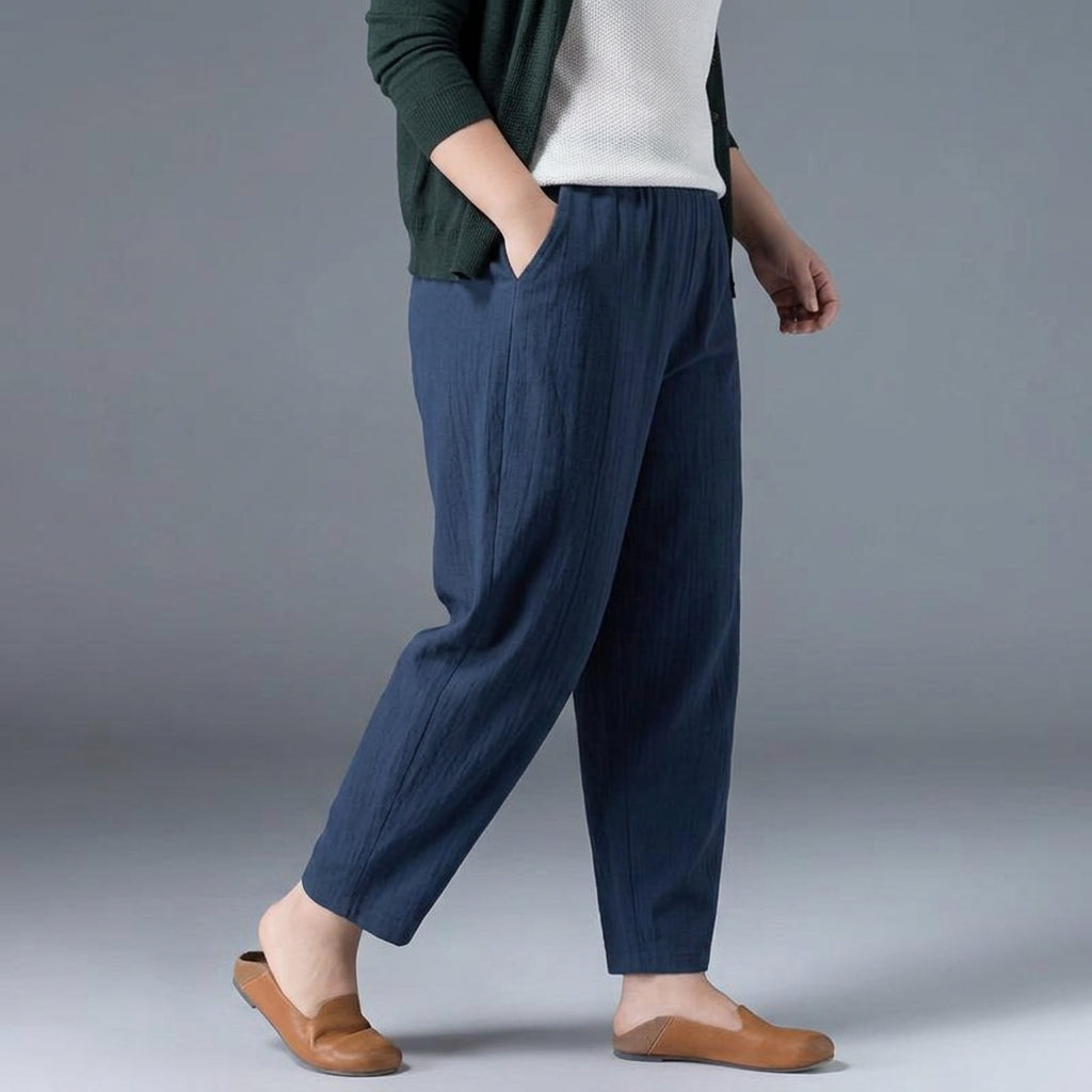 Desiree | Lightweight Summer Trousers - Plus size model