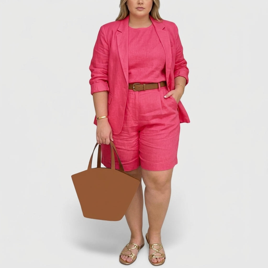 Railey | Elegant Suit 2-Piece Set - Plus size model