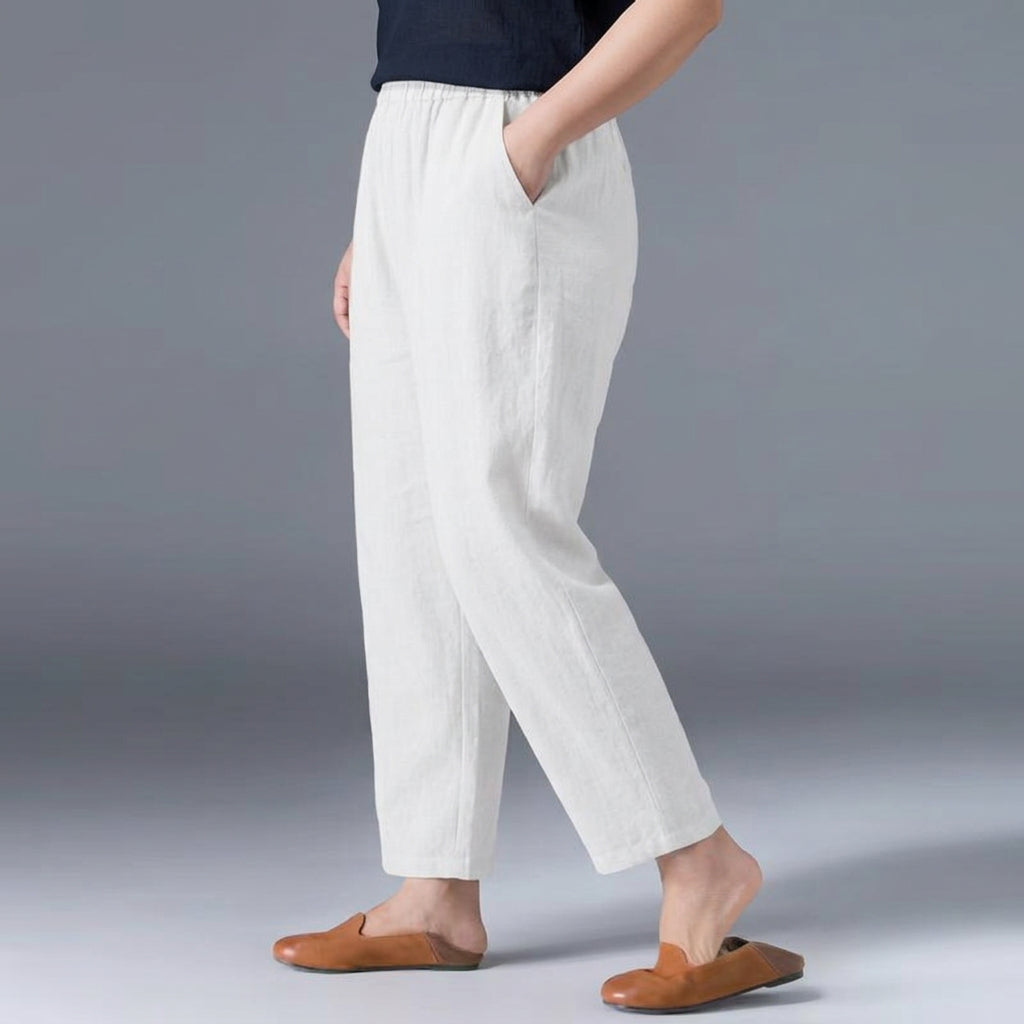 Desiree | Lightweight Summer Trousers - Plus size model