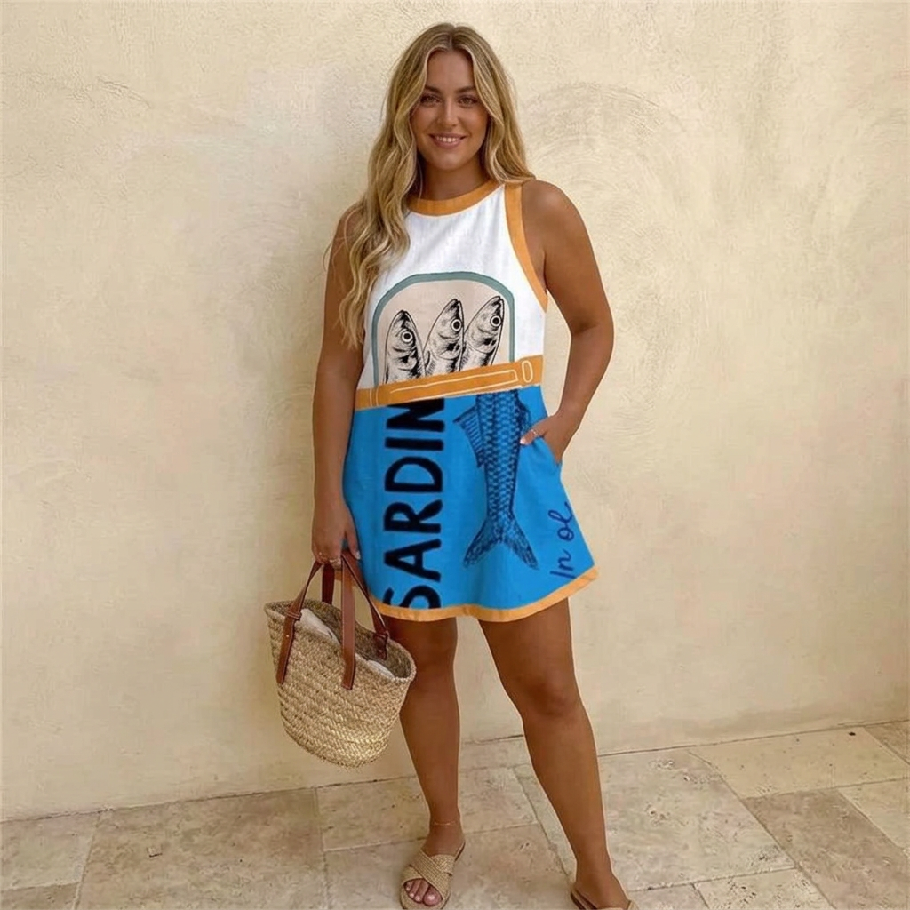 SolaraMuse™ Vacation Dress - Plus size model