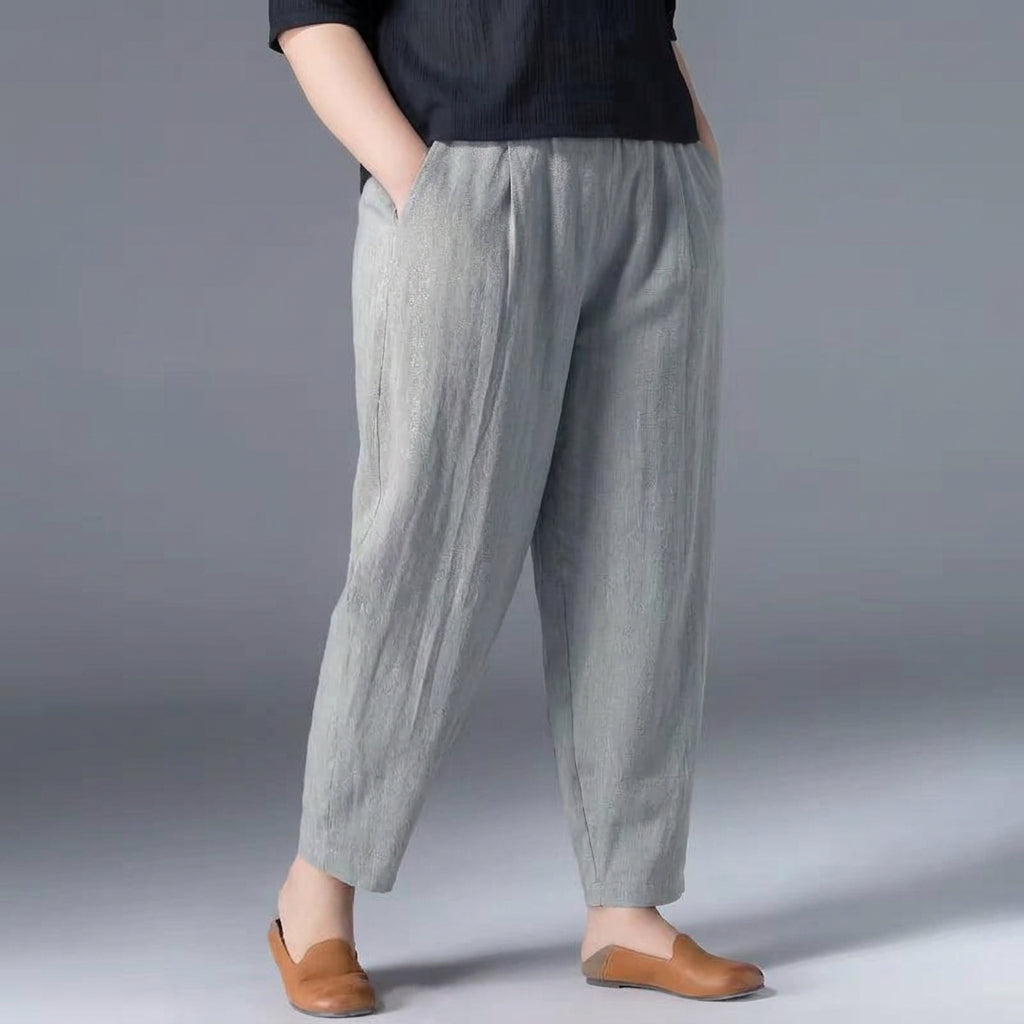 Desiree | Lightweight Summer Trousers - Plus size model