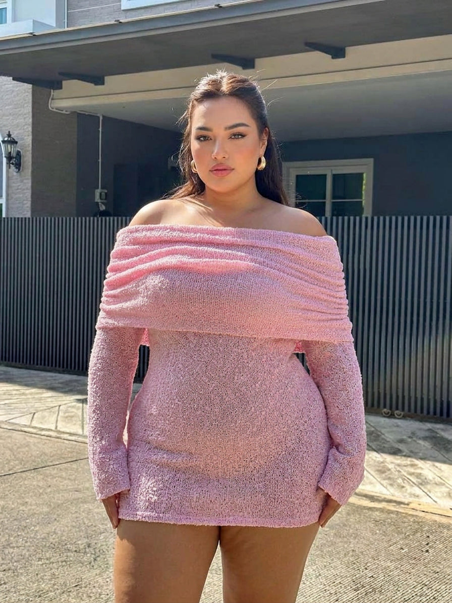 Marissa Mini dress - Plus size model