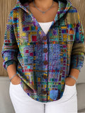 Patchouli | Artistic Cardigan - Plus size model
