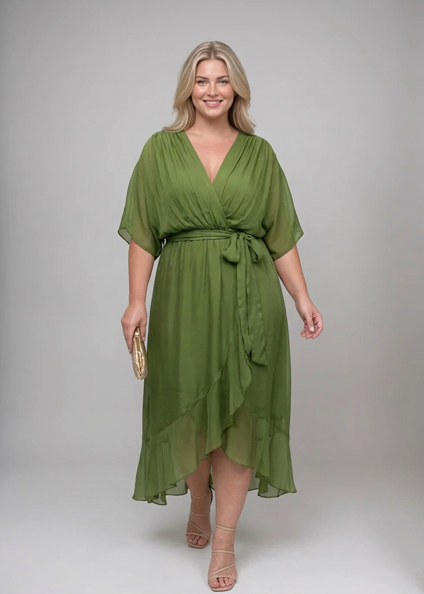 Mady - Elegant Dress - Plus size model
