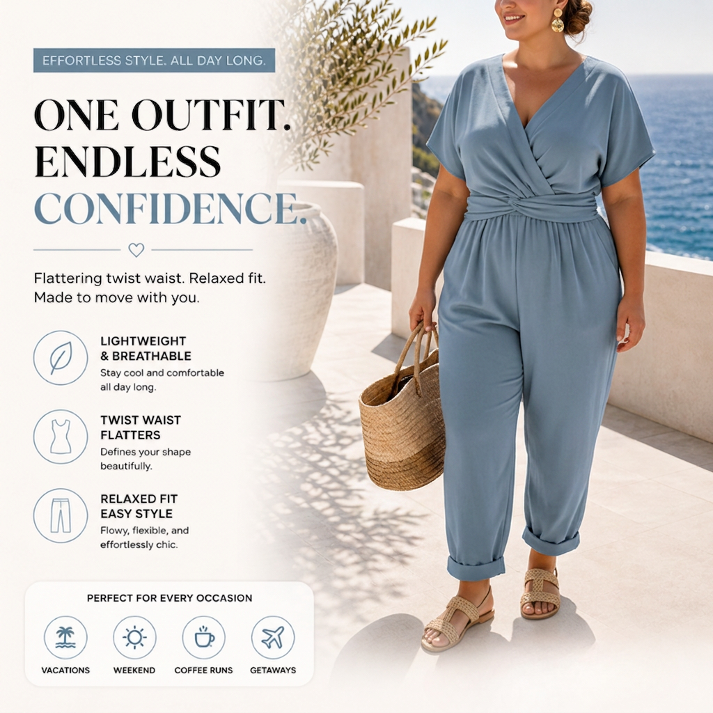 Chloe | Elegant Summer Dress - Plus size model
