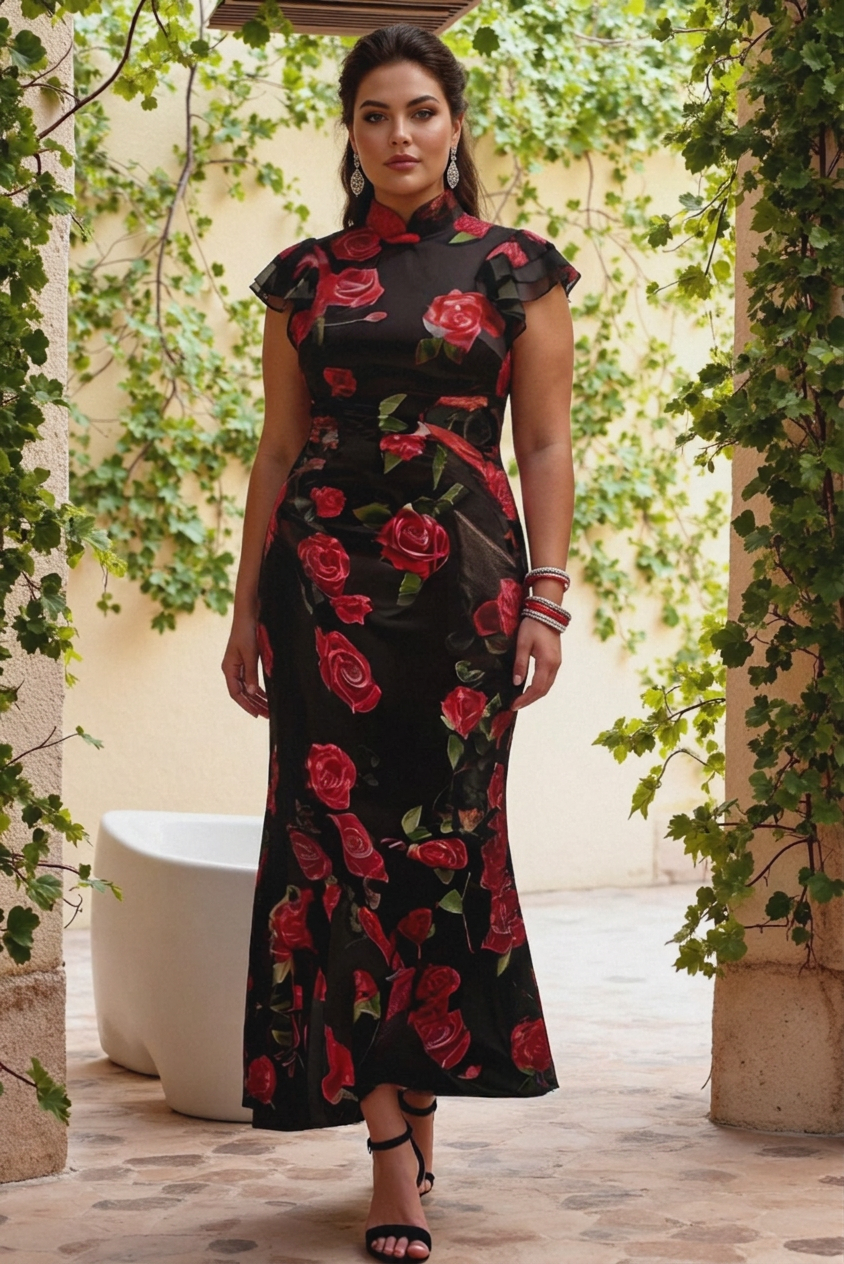 Timotea | Maxi Dress - Plus size model