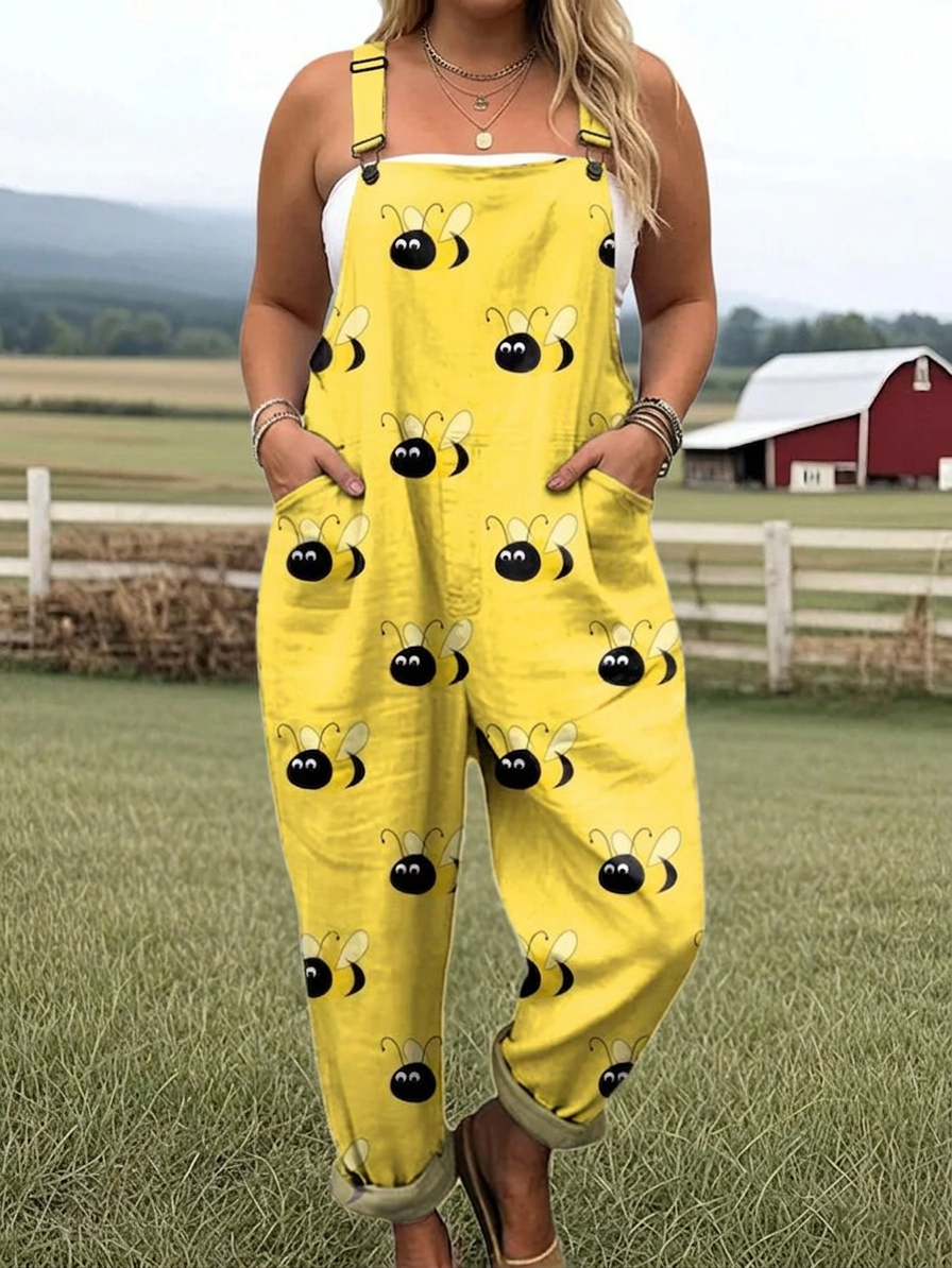 Bumble Bliss Jumpsuit - Plus size model