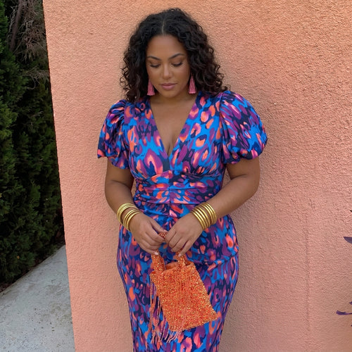 Alina | Elegant Summer Dress - Plus size model
