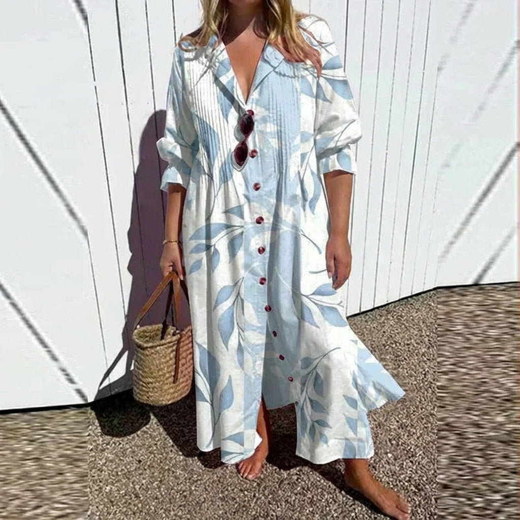 Zariah | Elegant Bohemian Dress - Plus size model